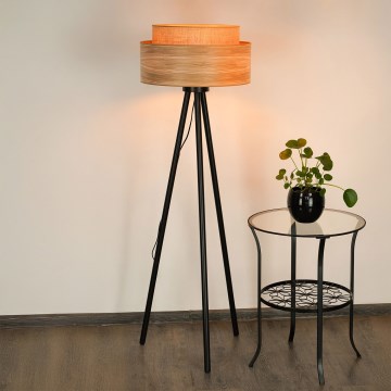 Brilagi - Podna lampa MONTANA BOHO 1xE27/15W/230V braon/crno