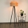 Brilagi - Podna lampa MONTANA BOHO 1xE27/15W/230V braon/crno