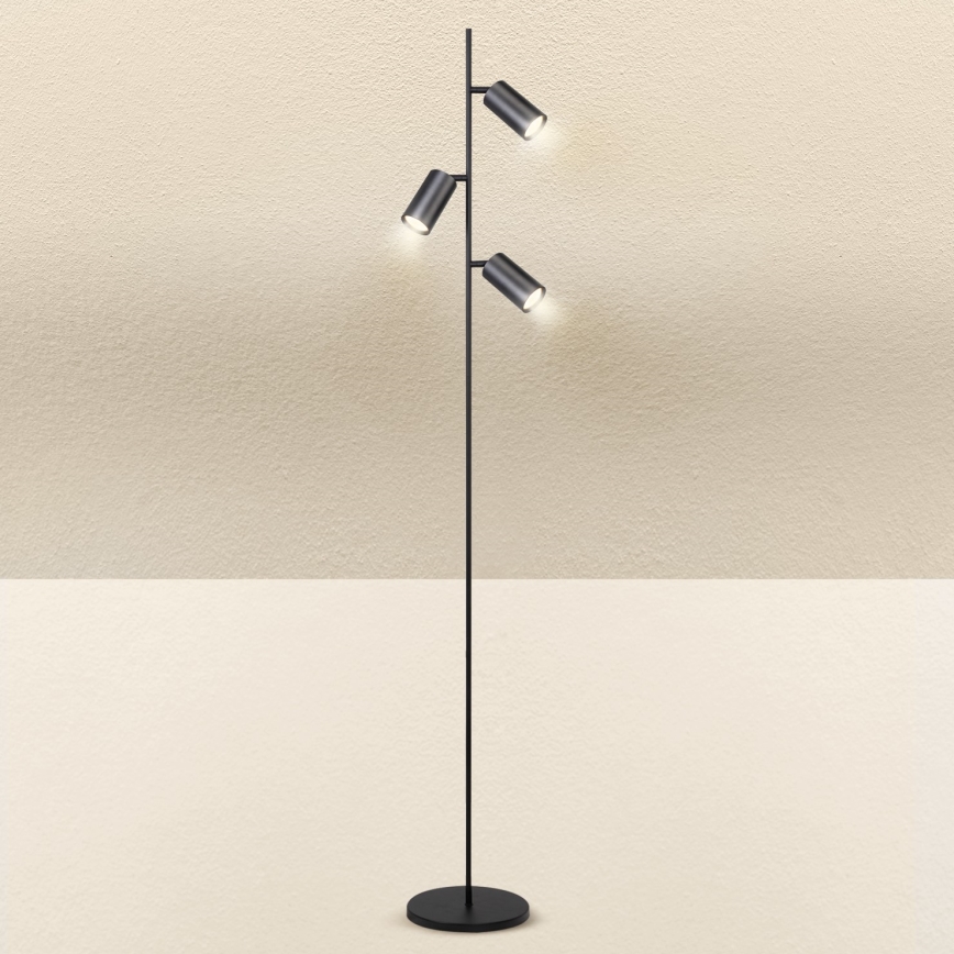 Brilagi - Podna lampa SELE 3xGU10/30W/230V crno