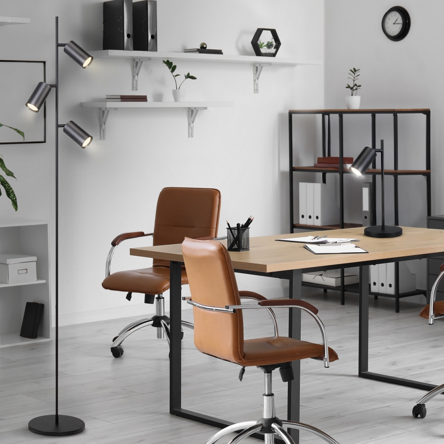 Brilagi - Podna lampa SELE 3xGU10/30W/230V crno