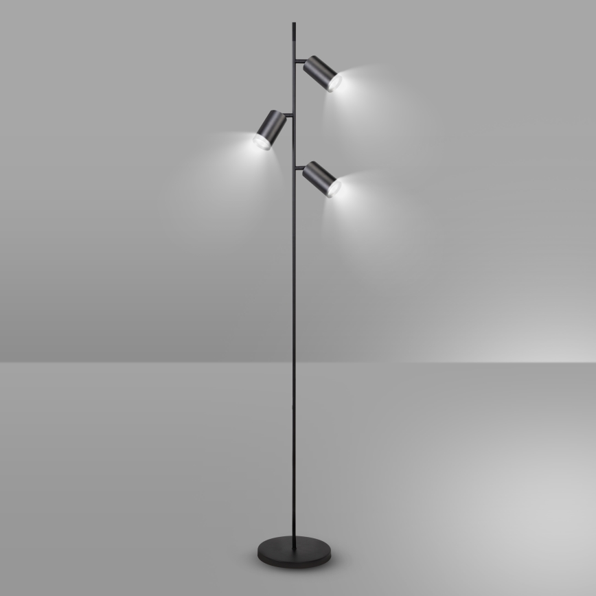 Brilagi - Podna lampa SELE 3xGU10/30W/230V crno