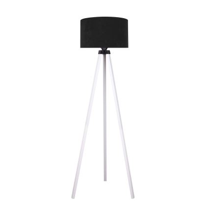 Brilagi - Podna lampa VELVET 1xE27/60W/230V bela/crno