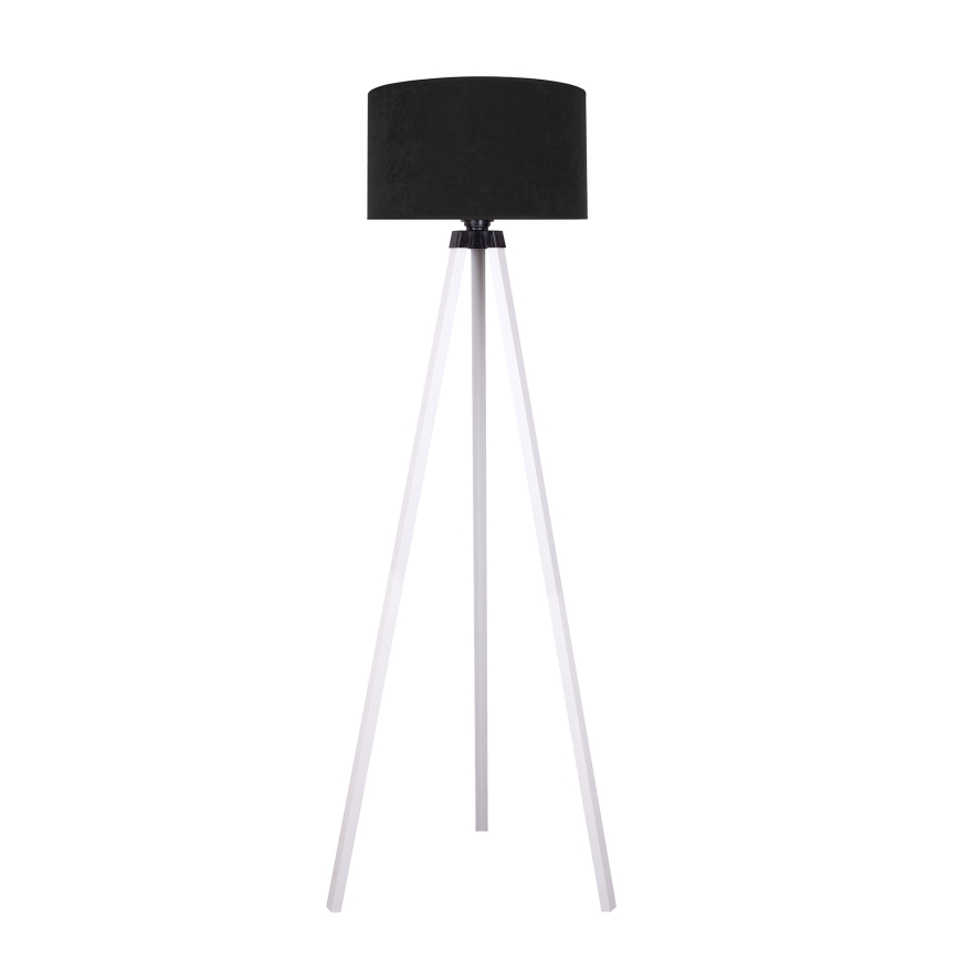 Brilagi - Podna lampa VELVET 1xE27/60W/230V bela/crno
