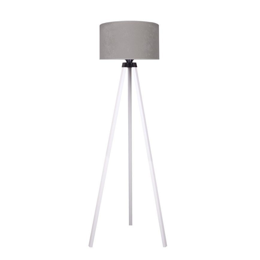 Brilagi - Podna lampa VELVET 1xE27/60W/230V bela/sivo