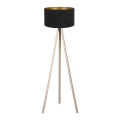 Brilagi - Podna lampa VELVET 1xE27/60W/230V bež/crno