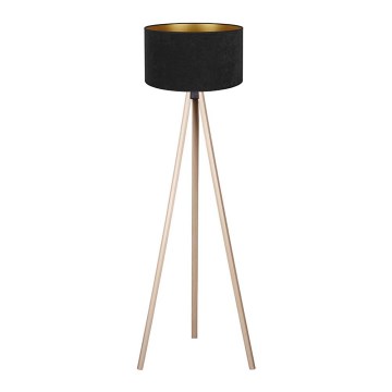 Brilagi - Podna lampa VELVET 1xE27/60W/230V bež/crno