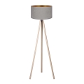 Brilagi - Podna lampa VELVET 1xE27/60W/230V bež/sivo