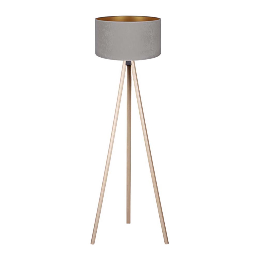 Brilagi - Podna lampa VELVET 1xE27/60W/230V bež/sivo