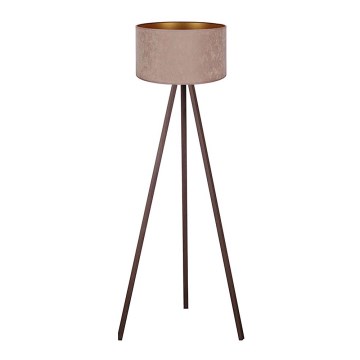Brilagi - Podna lampa VELVET 1xE27/60W/230V braon/bež