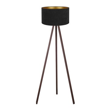 Brilagi - Podna lampa VELVET 1xE27/60W/230V braon/crno