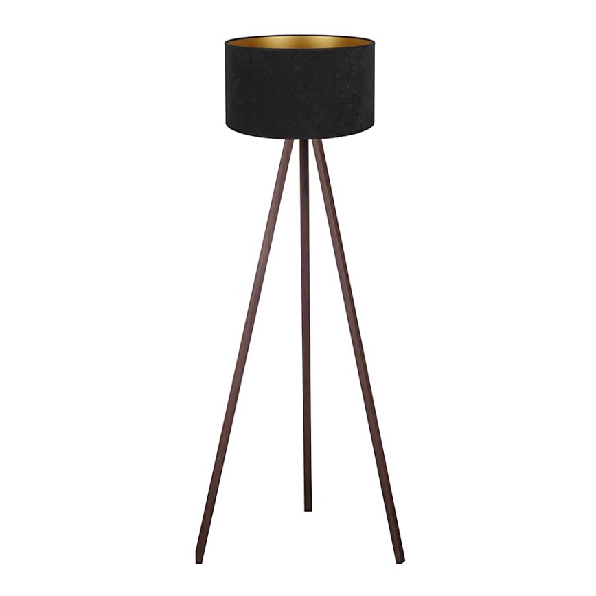 Brilagi - Podna lampa VELVET 1xE27/60W/230V braon/crno