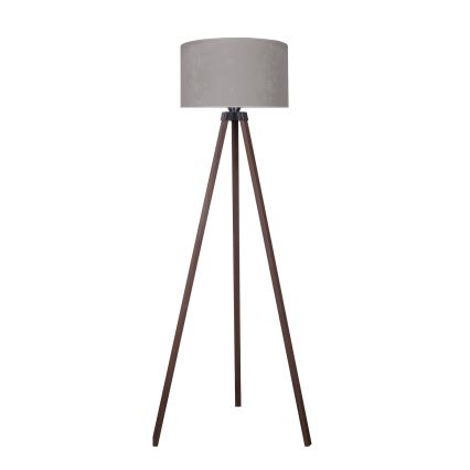 Brilagi - Podna lampa VELVET 1xE27/60W/230V braon/siva