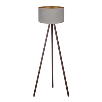 Brilagi - Podna lampa VELVET 1xE27/60W/230V braon/sivo