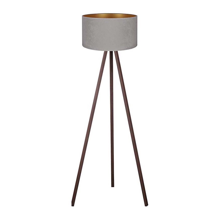 Brilagi - Podna lampa VELVET 1xE27/60W/230V braon/sivo