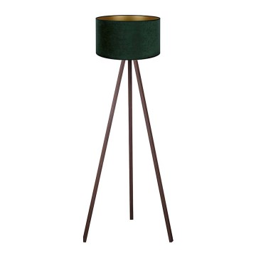 Brilagi - Podna lampa VELVET 1xE27/60W/230V braon/zelena