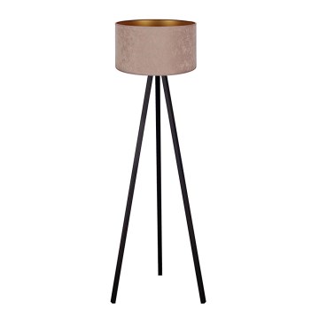 Brilagi - Podna lampa VELVET 1xE27/60W/230V crno/bež