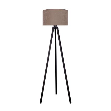Brilagi - Podna lampa VELVET 1xE27/60W/230V crno/bež