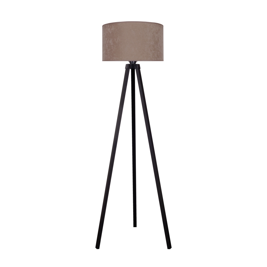 Brilagi - Podna lampa VELVET 1xE27/60W/230V crno/bež