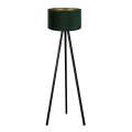 Brilagi - Podna lampa VELVET 1xE27/60W/230V crno/zelena