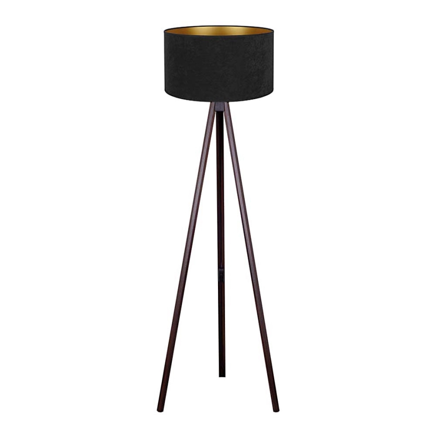 Brilagi - Podna lampa VELVET 1xE27/60W/230V venge/crno