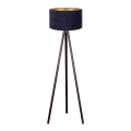 Brilagi - Podna lampa VELVET 1xE27/60W/230V venge/plava