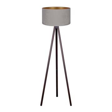 Brilagi - Podna lampa VELVET 1xE27/60W/230V venge/sivo