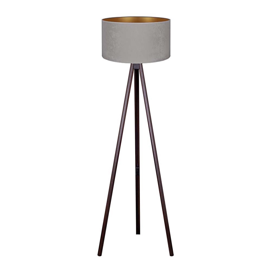 Brilagi - Podna lampa VELVET 1xE27/60W/230V venge/sivo