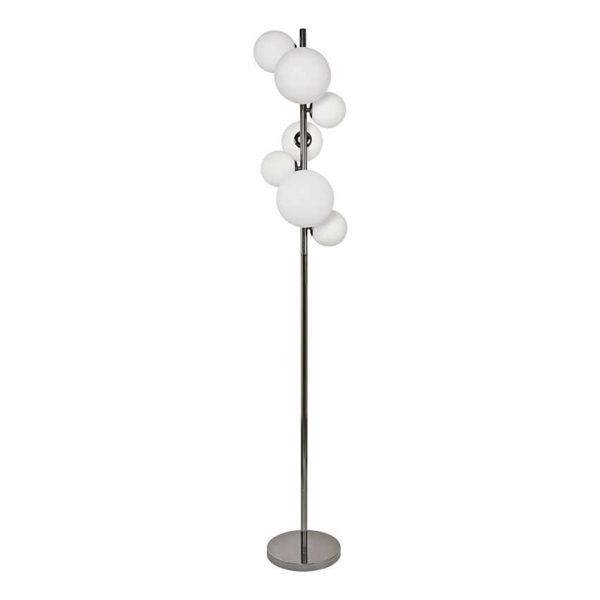 Brilagi - Podna LED lampa MILLA 7xG9/3W/230V sjajni krom/bela