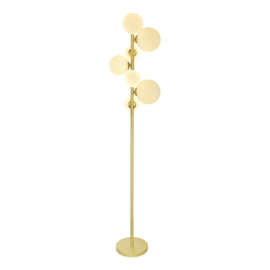 Brilagi - Podna LED lampa MILLA 7xG9/3W/230V zlatna/bela
