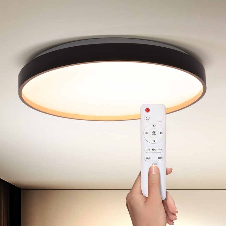 Brilagi - LED prigušiva stropna svetiljka CALA LED/48W/230V 3000-6500K prečnik 38 cm + daljinski upravljač