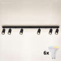 Brilagi - prigušiva LED RGBW spot svetiljka SELE 6xGU10/6,5W/230V 2700-6500K crna