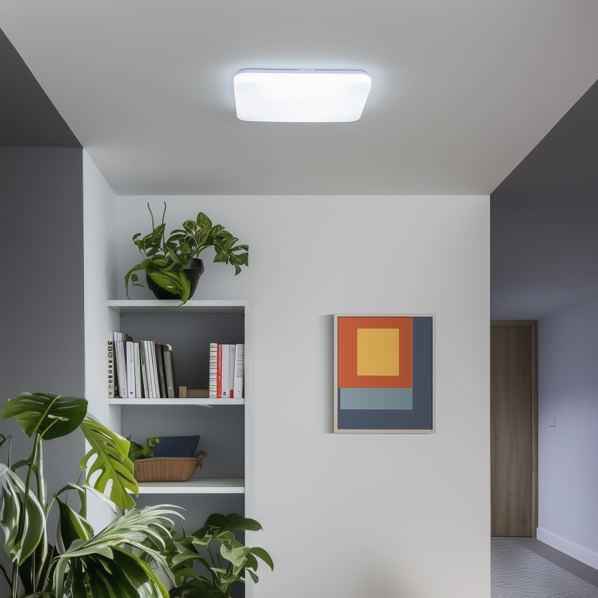 Brilagi - LED prigušiva plafonska svetiljka SMART LED/28W/230V 43x43 cm 2700-6500K Wi-Fi Tuya + daljinski upravljač