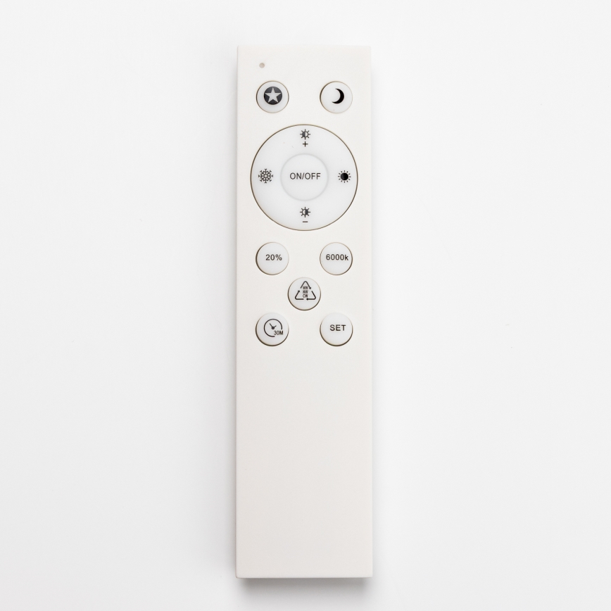 Brilagi - LED prigušiva plafonska svetiljka SMART LED/28W/230V 43x43 cm 2700-6500K Wi-Fi Tuya + daljinski upravljač