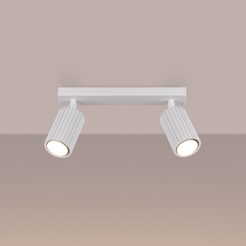 Brilagi - Reflektorska lampa CRESTO 2xGU10/10W/230V bela