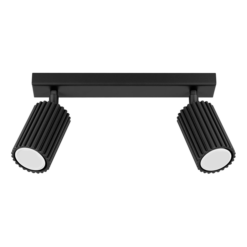 Brilagi - Reflektorska lampa CRESTO 2xGU10/10W/230V crno