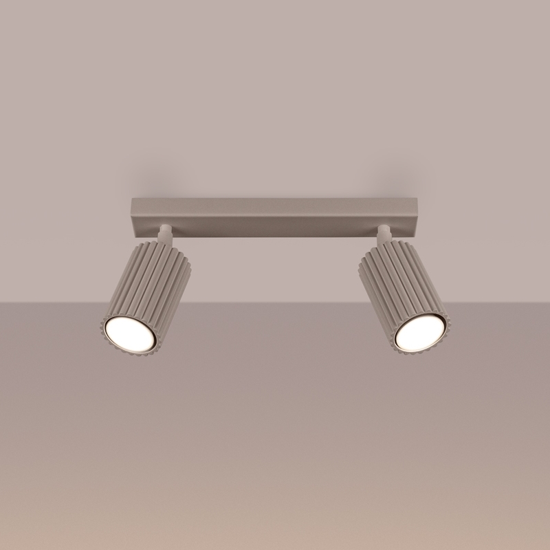Brilagi - Reflektorska lampa CRESTO 2xGU10/10W/230V taupe