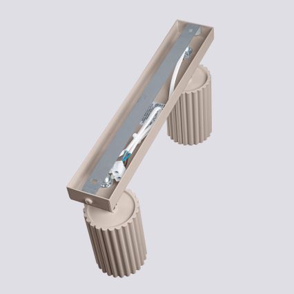 Brilagi - Reflektorska lampa CRESTO 2xGU10/10W/230V taupe