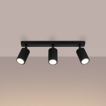 Brilagi - Reflektorska lampa CRESTO 3xGU10/10W/230V crno
