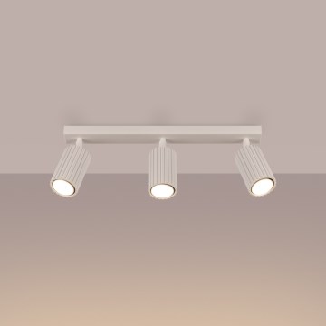 Brilagi - Reflektorska lampa CRESTO 3xGU10/10W/230V kremasta