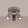 Brilagi - Reflektorska lampa CRESTO 3xGU10/10W/230V taupe
