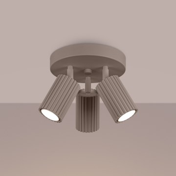 Brilagi - Reflektorska lampa CRESTO 3xGU10/10W/230V taupe