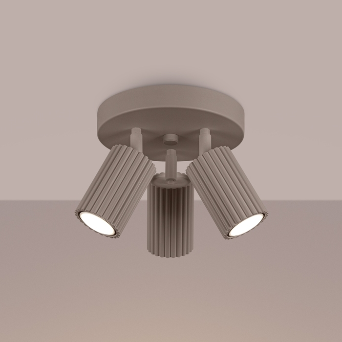 Brilagi - Reflektorska lampa CRESTO 3xGU10/10W/230V taupe