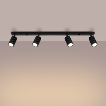 Brilagi - Reflektorska lampa CRESTO 4xGU10/10W/230V crno