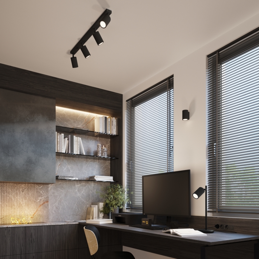 Brilagi - Reflektorska lampa CRESTO 4xGU10/10W/230V crno