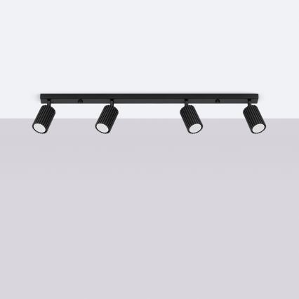 Brilagi - Reflektorska lampa CRESTO 4xGU10/10W/230V crno