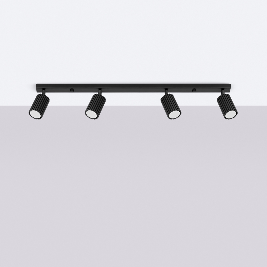 Brilagi - Reflektorska lampa CRESTO 4xGU10/10W/230V crno