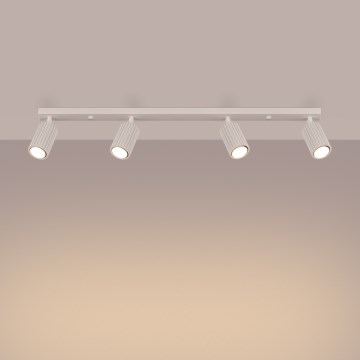 Brilagi - Reflektorska lampa CRESTO 4xGU10/10W/230V kremasta