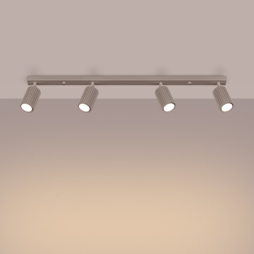 Brilagi - Reflektorska lampa CRESTO 4xGU10/10W/230V taupe