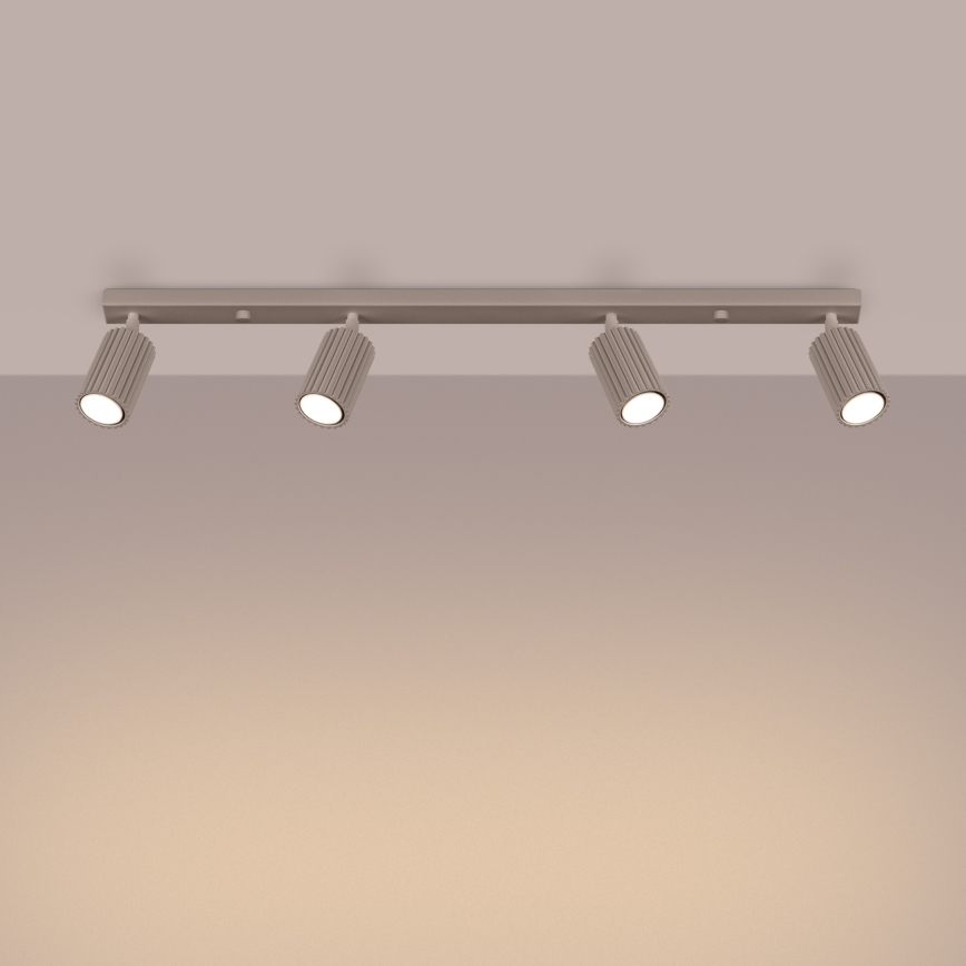 Brilagi - Reflektorska lampa CRESTO 4xGU10/10W/230V taupe