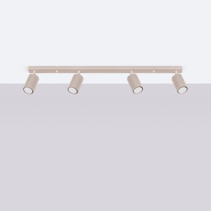 Brilagi - Reflektorska lampa CRESTO 4xGU10/10W/230V taupe